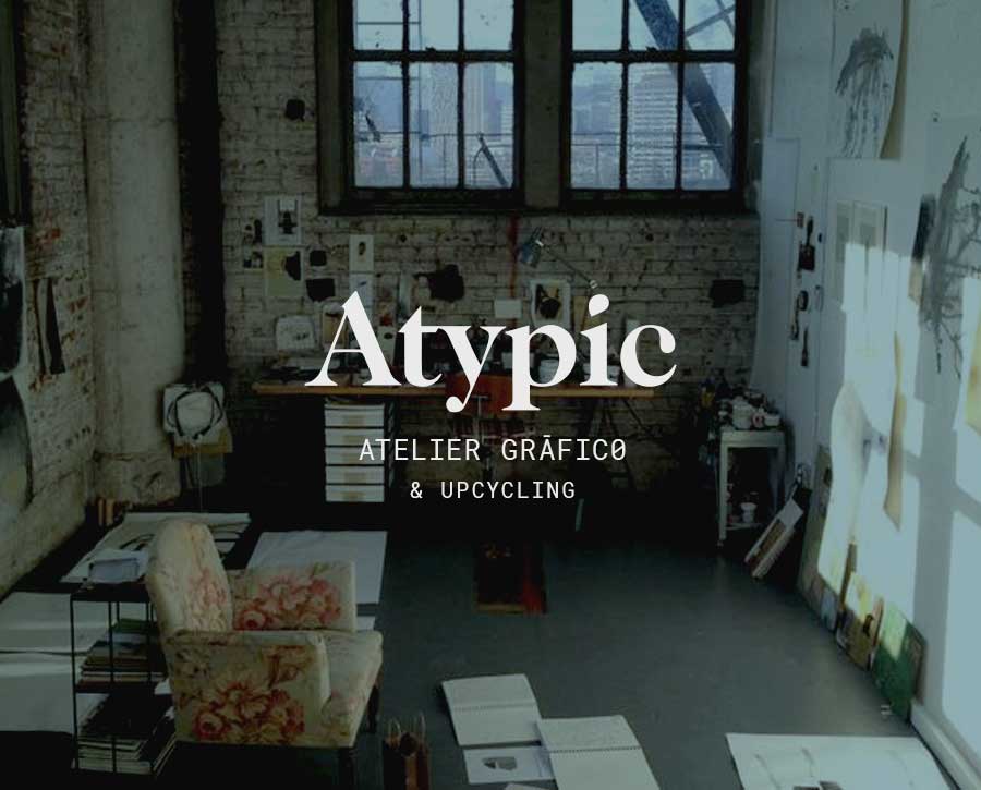 Diseño de logotipo de la marca Atypic